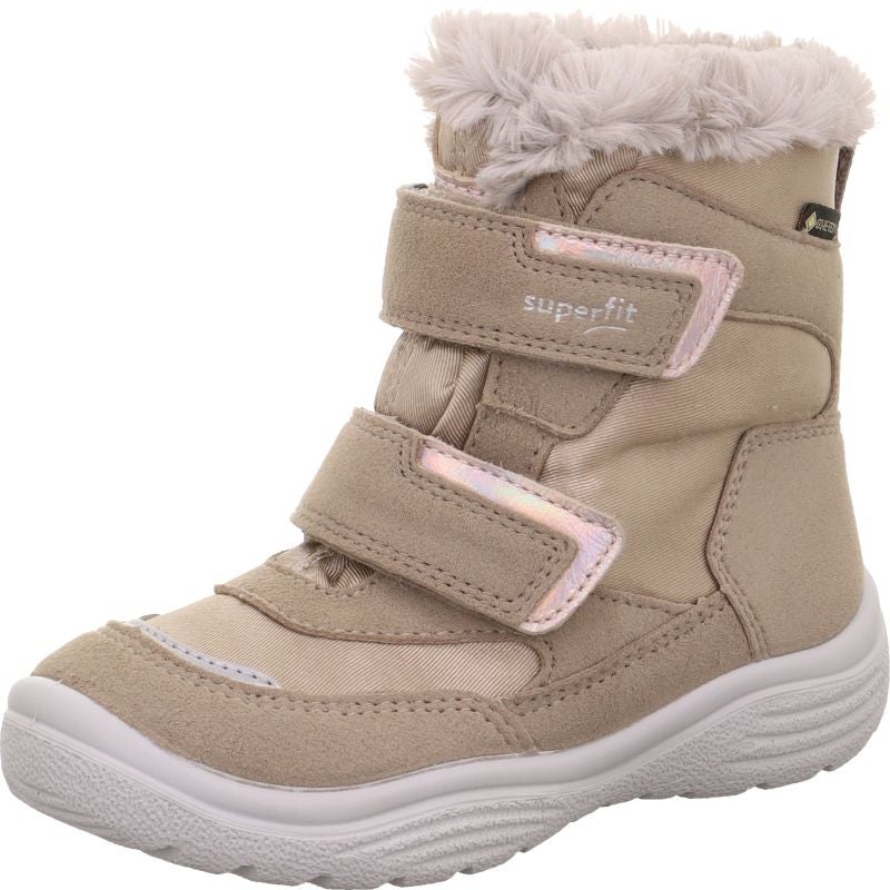 Superfit CRYSTAL Girls Boot - Material: Leather/Textil in Beige