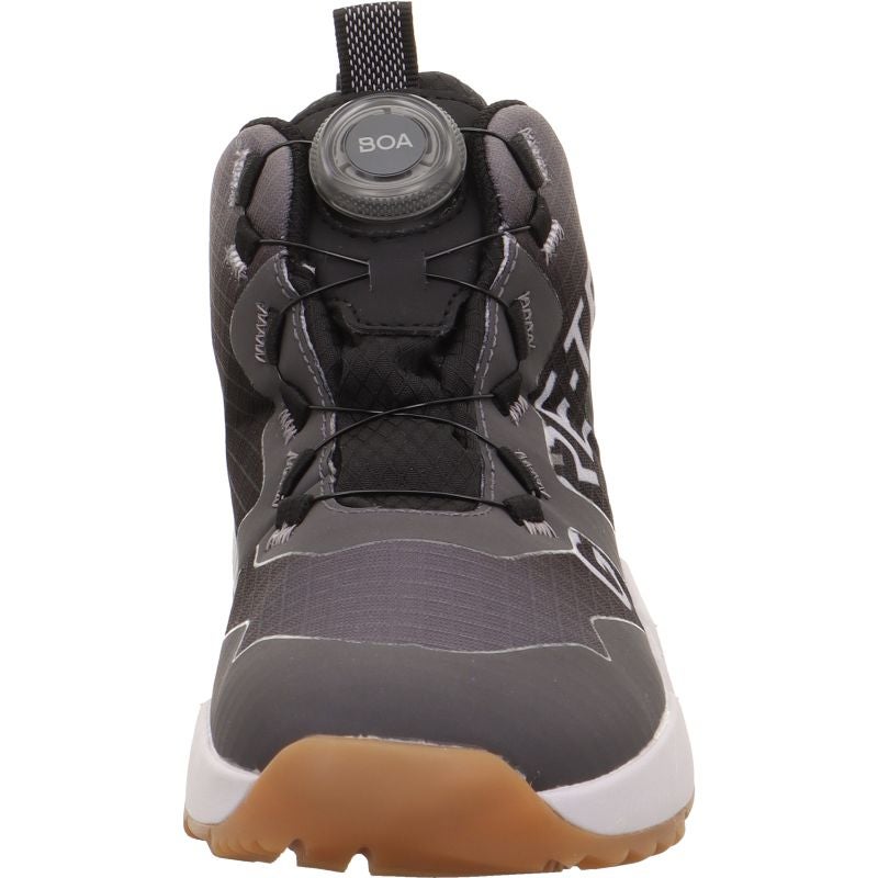 Superfit AGOS Unisex | Jungen Sneaker high - Material: Textil/Sonstiges Material in Schwarz