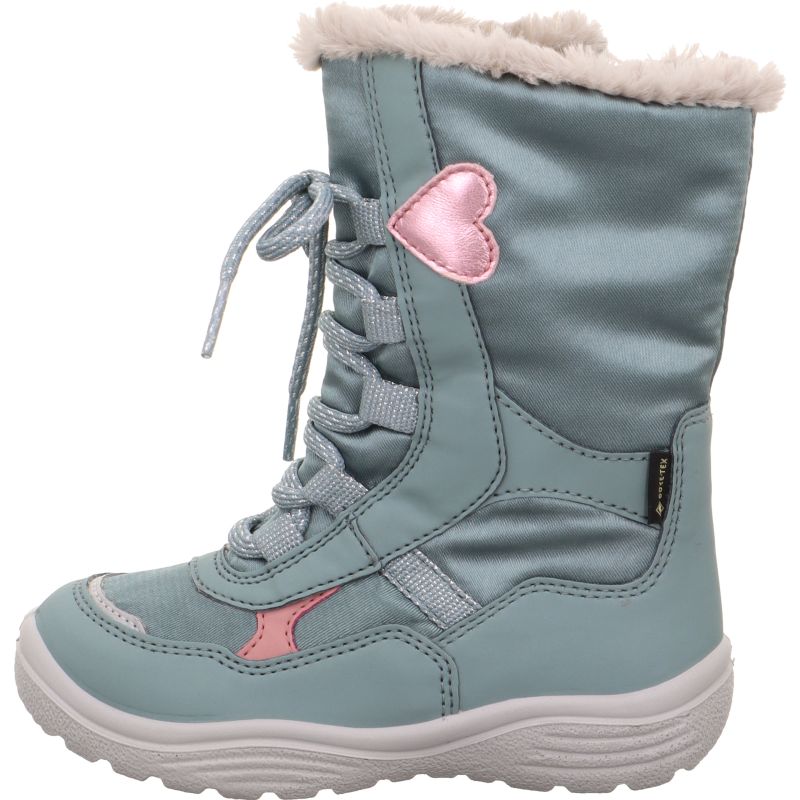 Superfit CRYSTAL Girls Boot - Material: Leder/Sonstiges Material/Texti in Green