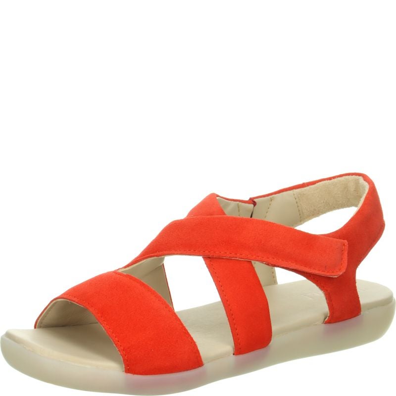 Think NATURE SAND Woman  - Material: Leather in Red