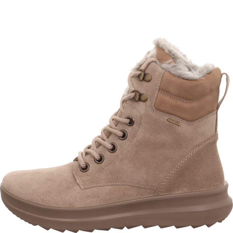 legero DREAMER Damen Schnürboots - Material: Leder in Beige
