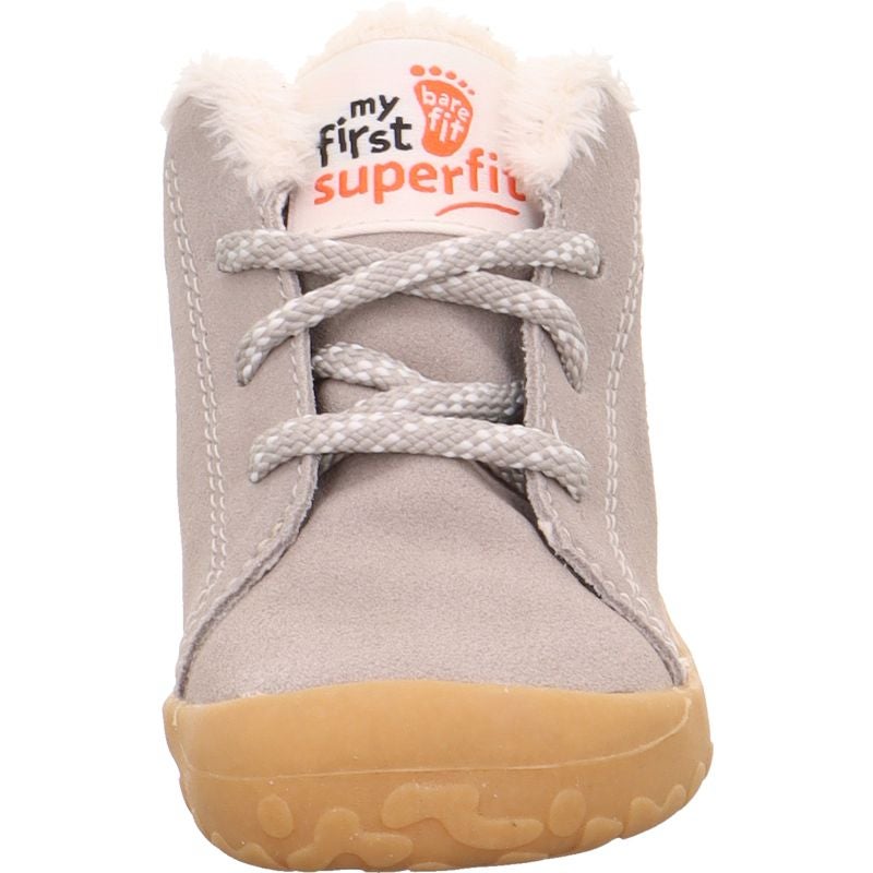 Superfit FLUMMI Unisex | Boys Sneakers high - Material: Leather in Beige
