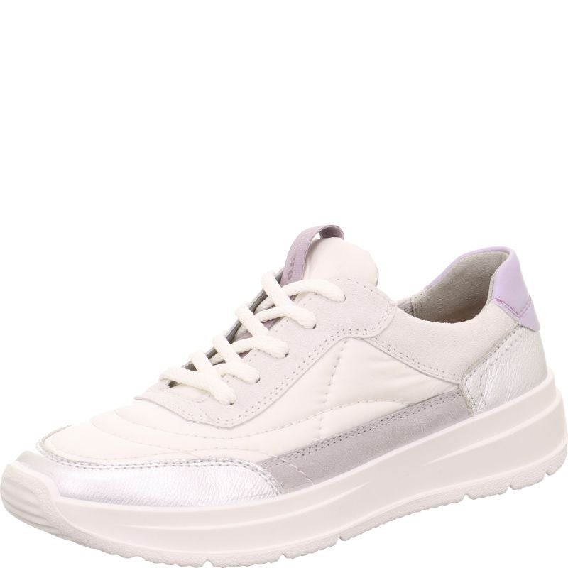 legero SPRINTER Damen Sneaker low - Material: Leder/Textil in Weiß