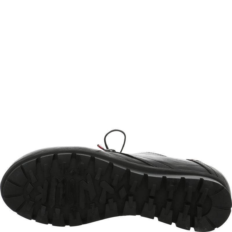 Think MENSCHA Woman Lace up shoe - Material: Leather in Black