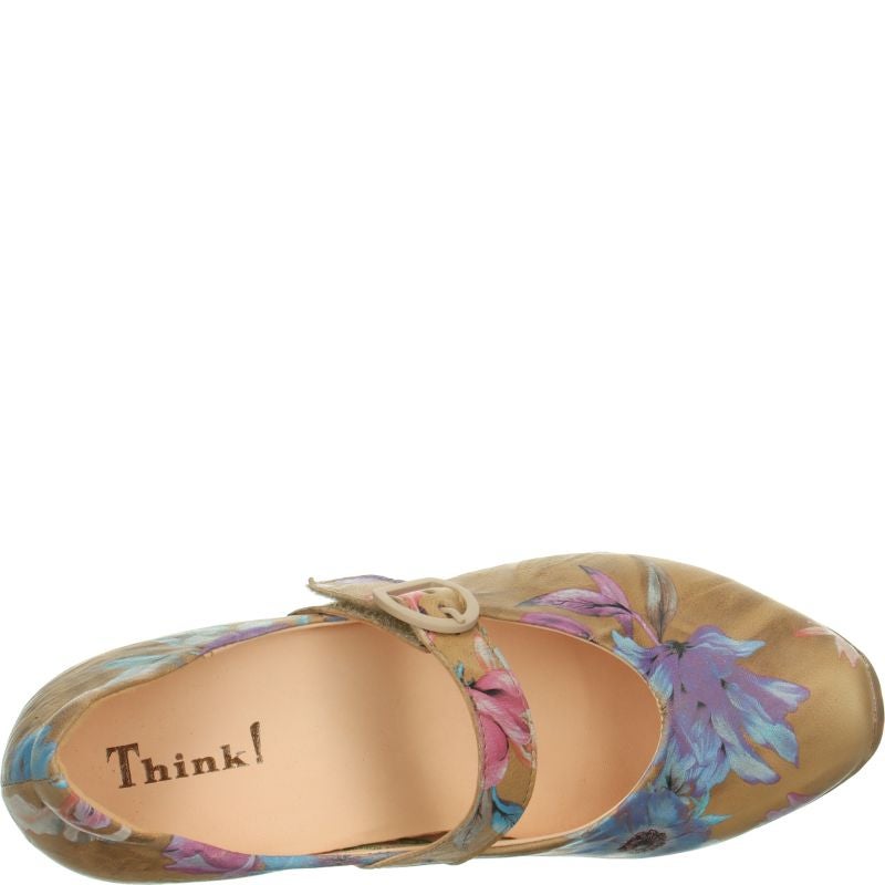 Think AIDA DAMEN Woman Pumps - Material: Leather in Multi Colour