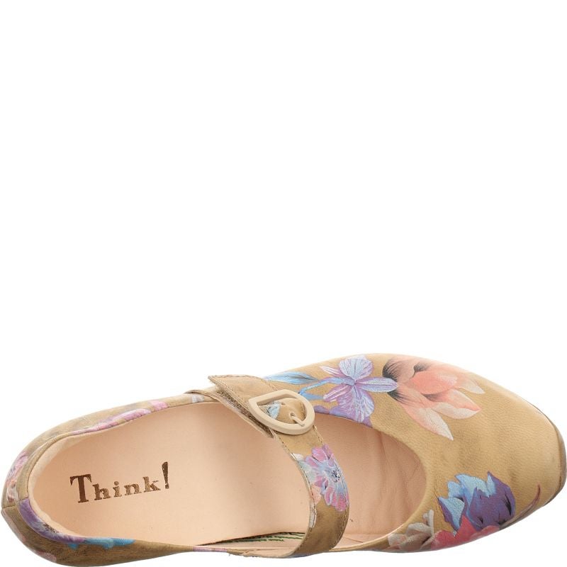 Think! AIDA Damen Pumps - Material: Leder in Mehrfarbig