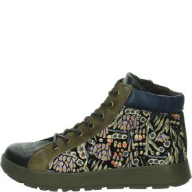 Think! COMODA Damen Ankle Boots - Material: Leder in Schwarz