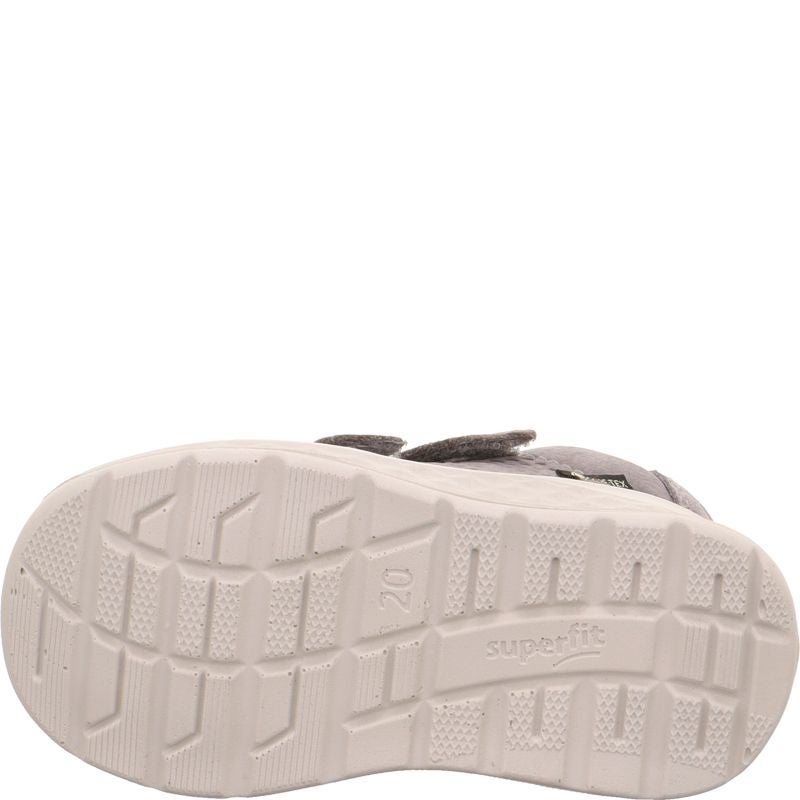 Superfit BREEZE Boys Sneakers high - Material: Leather in Grey