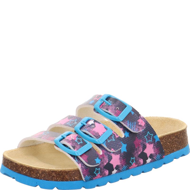 Superfit FUSSBETTPANTOFFEL Girls Slipper - Material: Sonstiges Material in Blue