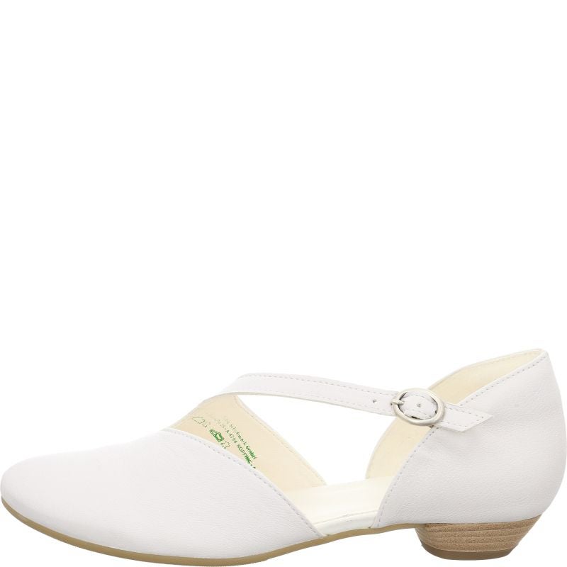 Think GRACE Woman Pumps - Material: Leather in White