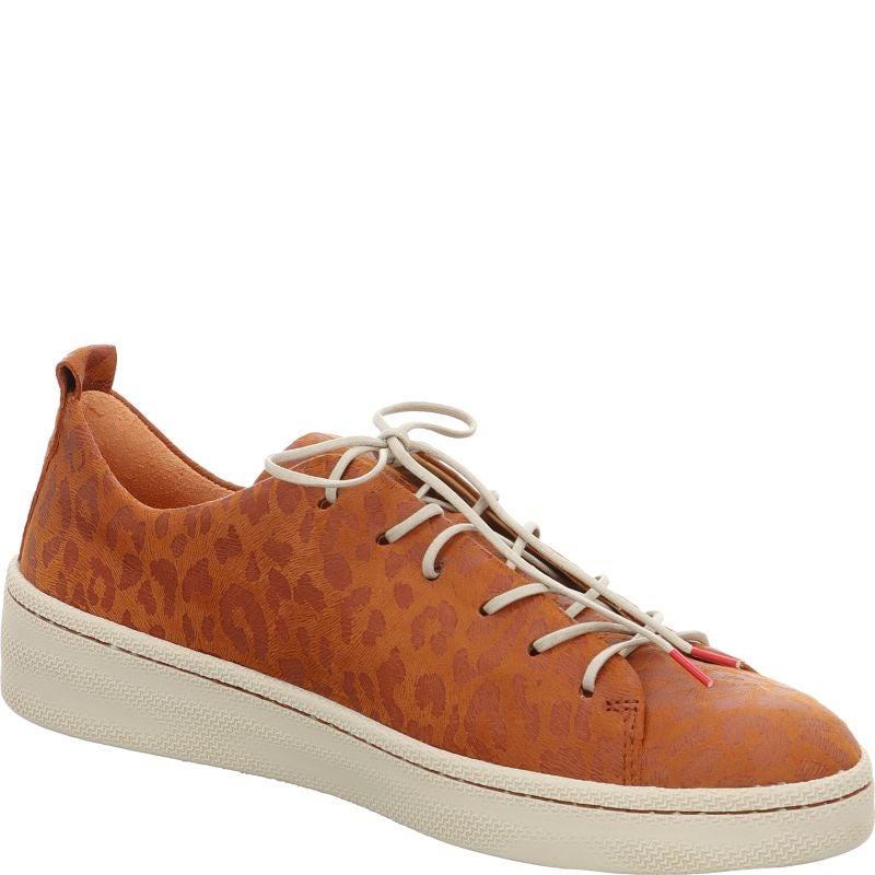 Think! KUMI Damen Sneaker low - Material: Leder in Braun