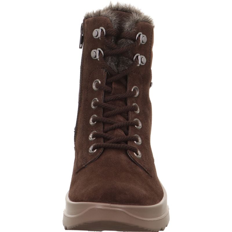 legero DREAMER Damen Schnürboots - Material: Leder in Braun