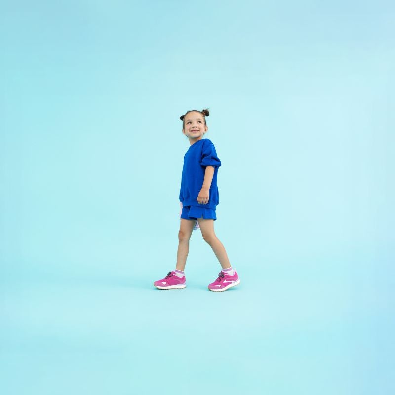 Superfit DASH Sneakers low - Material: Leder/Sonstiges Material/Texti in Pink