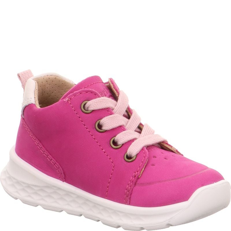 Superfit BREEZE Sneaker high - Material: Leder in Pink