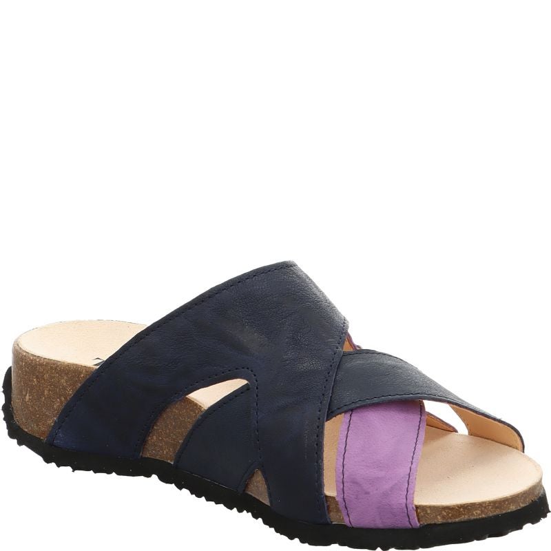Think MIZZI DAMEN Woman  - Material: Leather in Blue