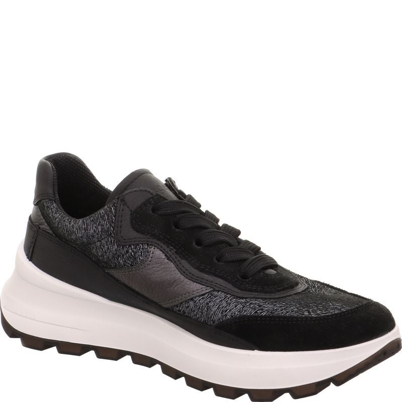 legero T4 RUN Damen Sneaker low - Material: Leder in Schwarz