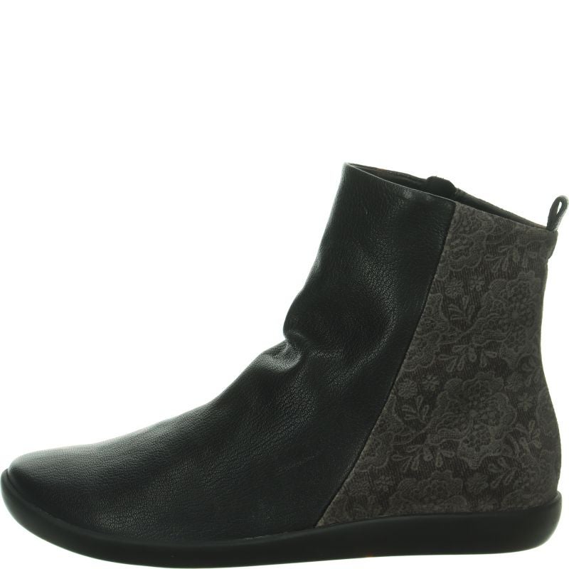 Think! NATURE Woman Ankle boot - Material: Leather in Black