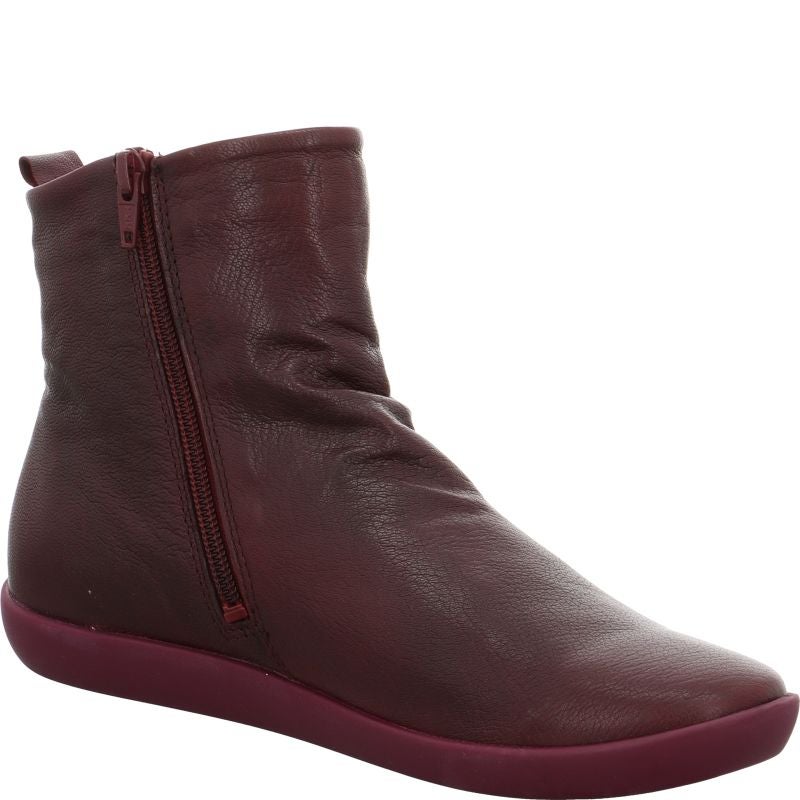 Think NATURE Woman Ankle boot - Material: Leather in Red