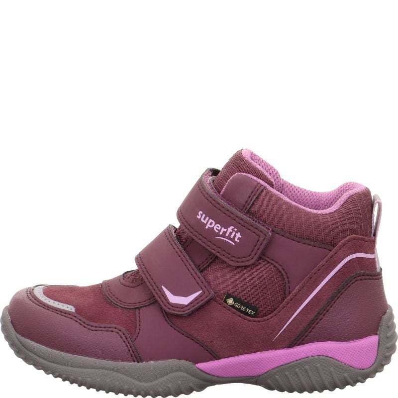 Superfit STORM Unisex | Girls Sneakers high - Material: Leder/Sonstiges Material/Texti in Red