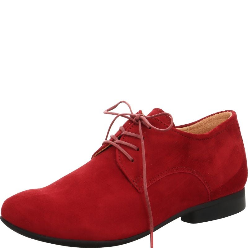 Think GUAD2 Woman Lace up shoe - Material: Leather in Red