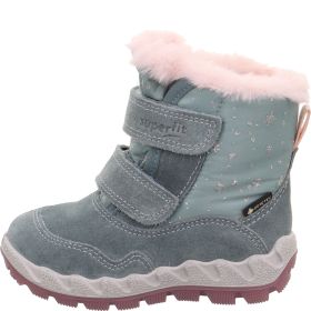 Superfit ICEBIRD Mädchen Boots - Material: Leder/Textil in Grün