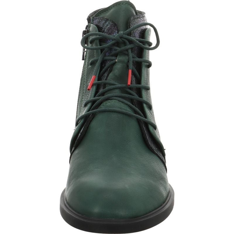 Think NINA Woman Ankle boot - Material: Leather in Green