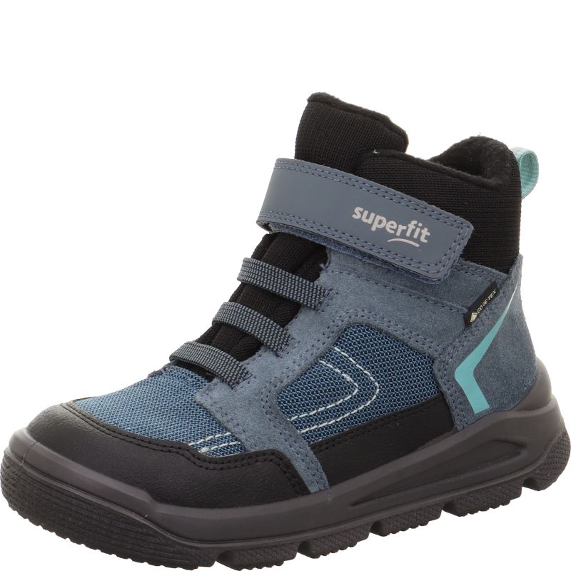 Superfit MARS Unisex | Boys Boot - Material: Leder/Sonstiges Material/Texti in Blue