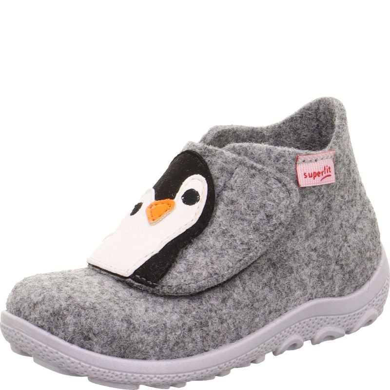 Superfit HAPPY OCTI Boys Slipper - Material: Textile in Grey