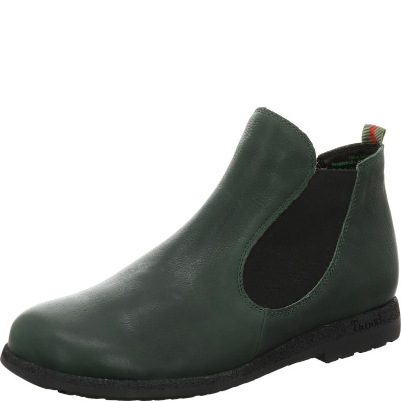 Think RENTO Woman Cheslea boot - Material: Leather in Green