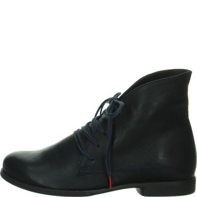 Think AGRAT Woman Ankle Boot - Material: Leather in Blue