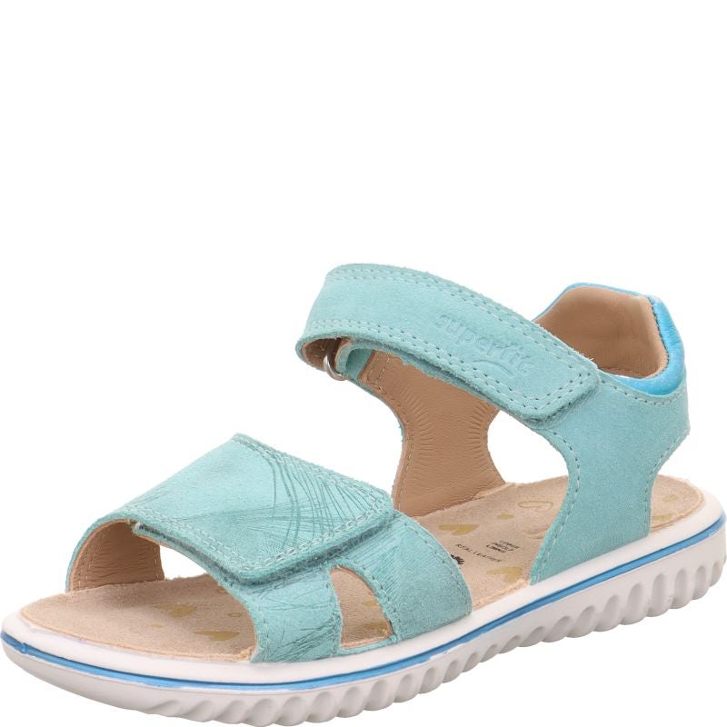 Superfit SPARKLE Girls Sandal - Material: Leather in Green