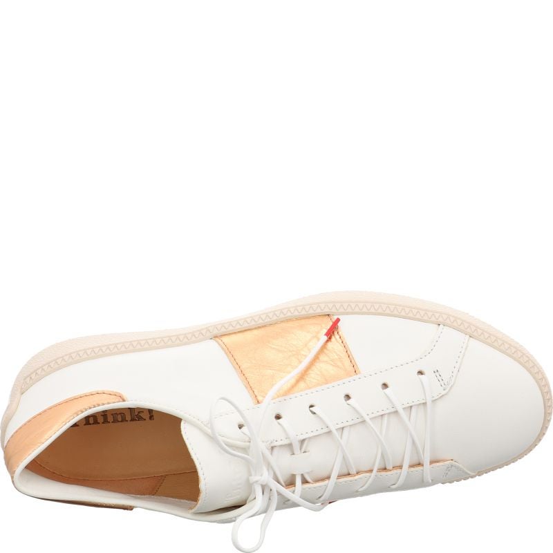 Think TURNA WOMEN Woman  - Material: Leather in White