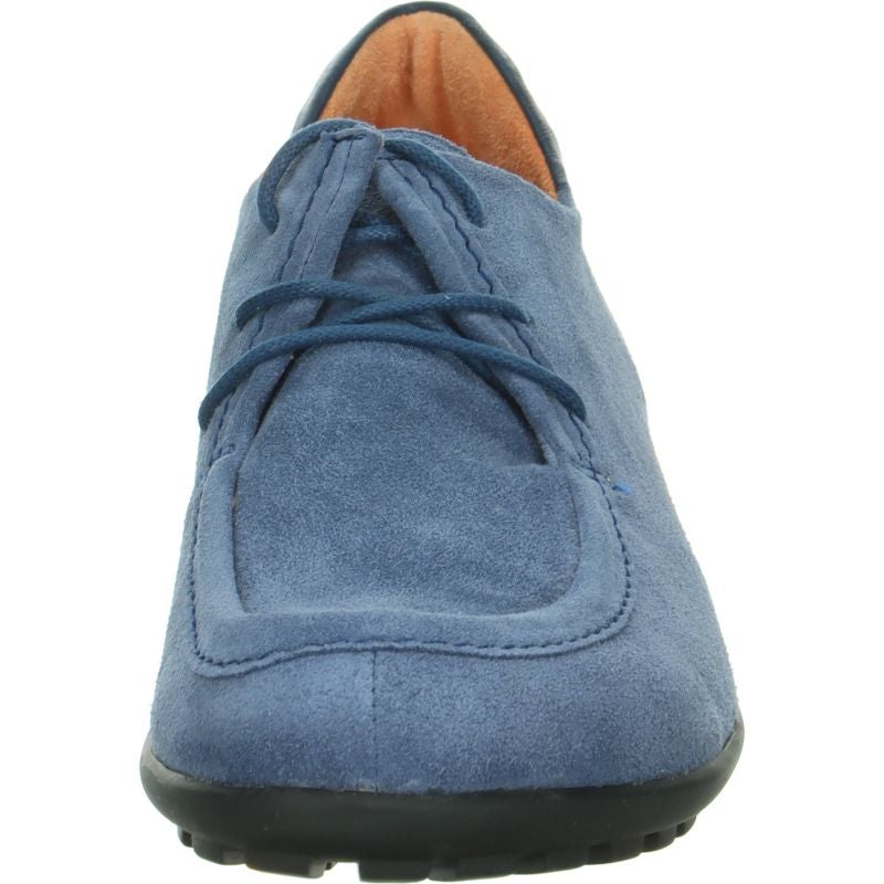 Think! KONG Herren Schnürschuh - Material: Leder in Blau