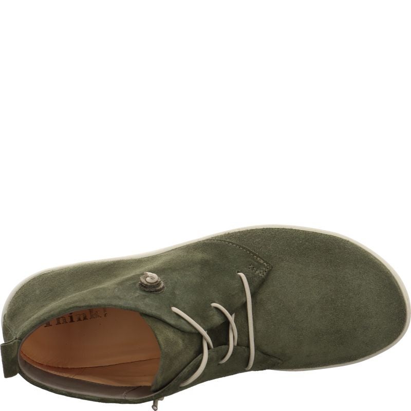Think NATURE Woman Sneakers high - Material: Leather in Olive