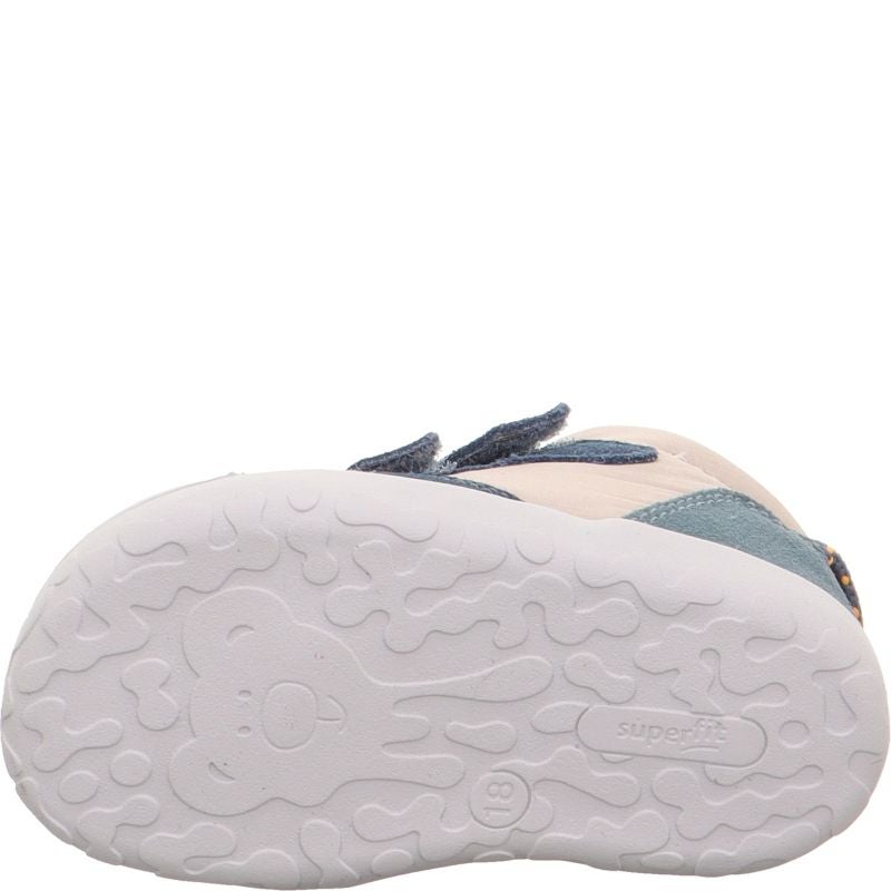 Superfit FLUMMI Girls Sneakers high - Material: Leather/Textil in Blue