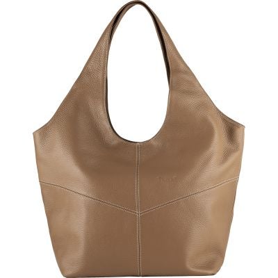 Think! TASCHE Damen Tasche - Material: Leder in Beige