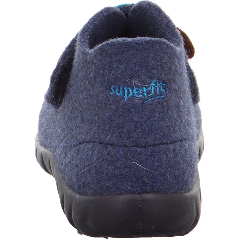 Superfit HAPPY Jungen Hausschuh - Material: Textil in Blau