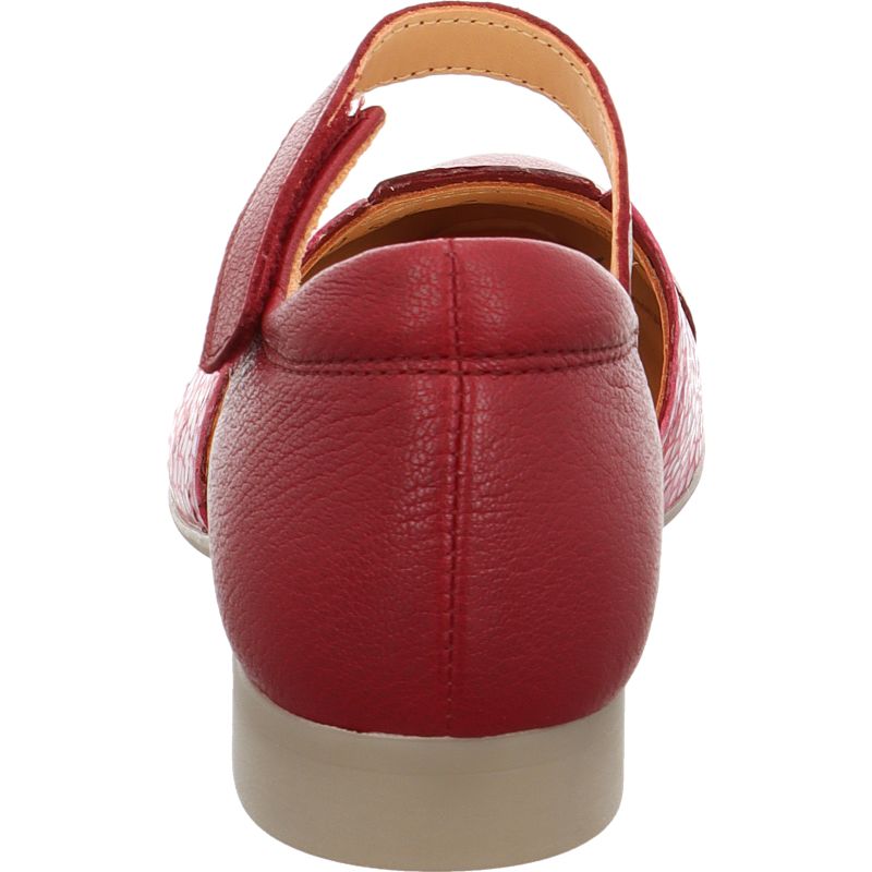 Think GUAD2 Woman  - Material: Leather in Red