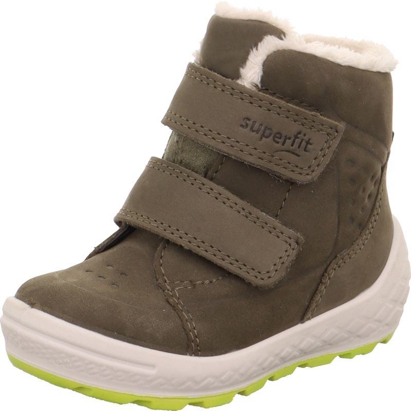 Superfit GROOVY 2.0 Boys Boot - Material: Leather/Textil in Green
