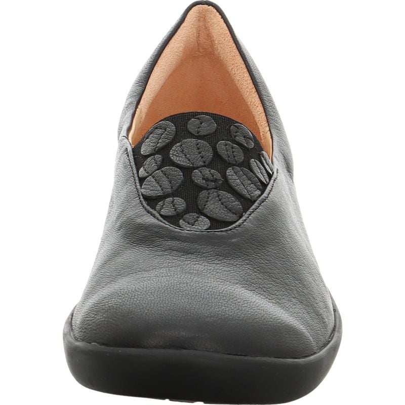 Think NATURE Woman Ballerina - Material: Leather in Black