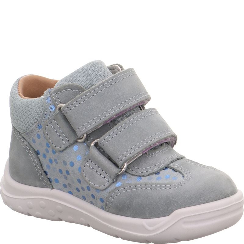 Superfit WHALEY Sneaker high - Material: Leder/Textil in Blau
