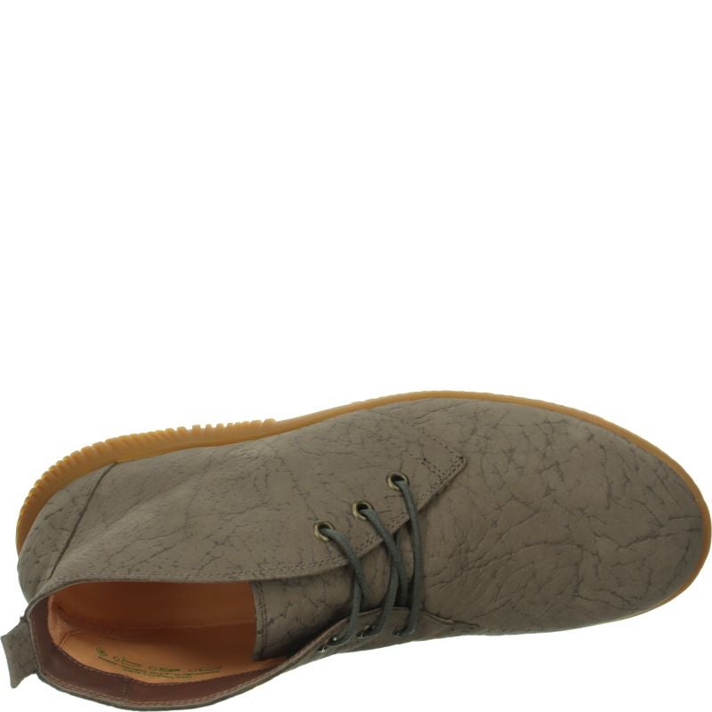 Think HAUKI HERREN Men Ankle boot - Material: Leather in Grey