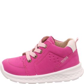 Superfit BREEZE Sneaker high - Material: Leder in Pink