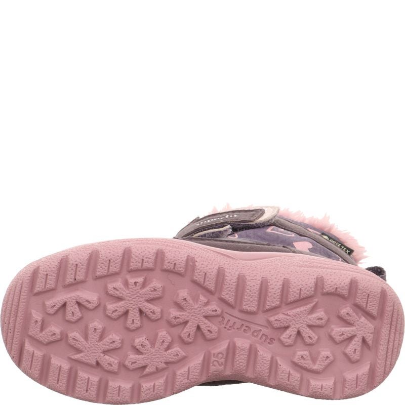 Superfit CRYSTAL Girls Boot - Material: Leder/Sonstiges Material/Texti in Purple