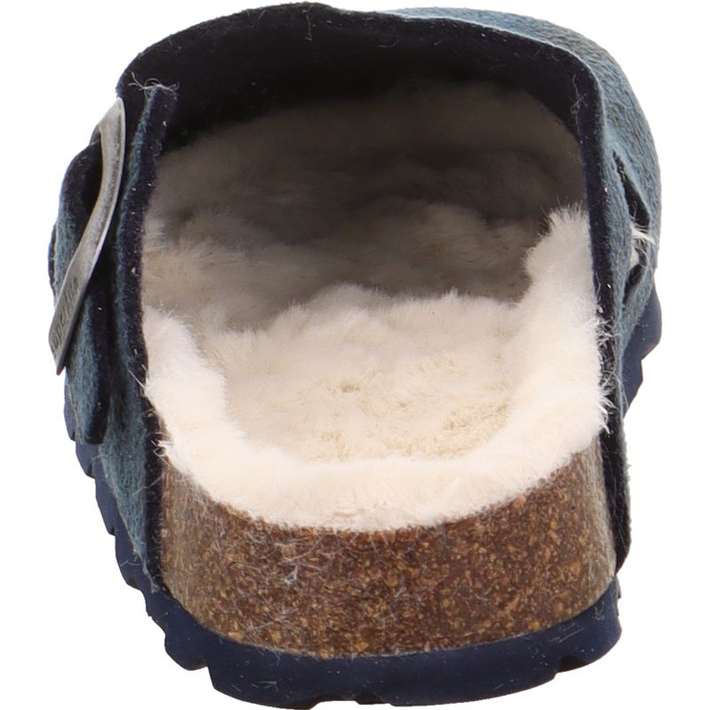 Superfit FUSSBETTPANTOFFEL Boys Clog - Material: Textile in Blue