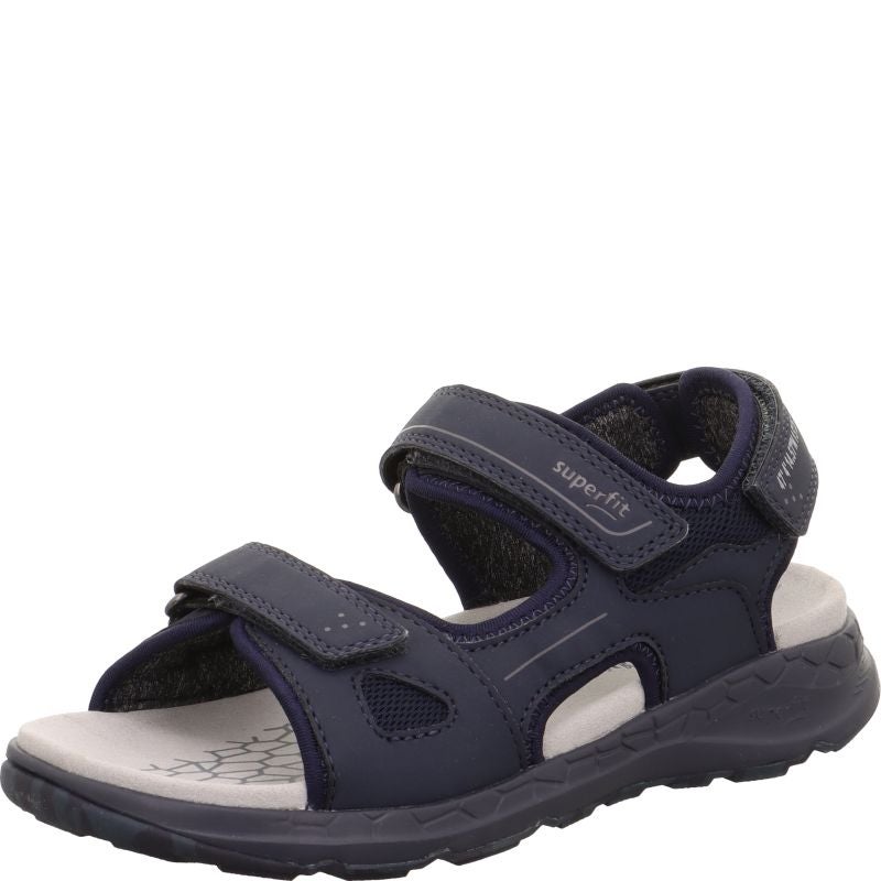 Superfit CRISS CROSS Unisex, Boys Sandal - Material: Textil/Sonstiges Material in Blue