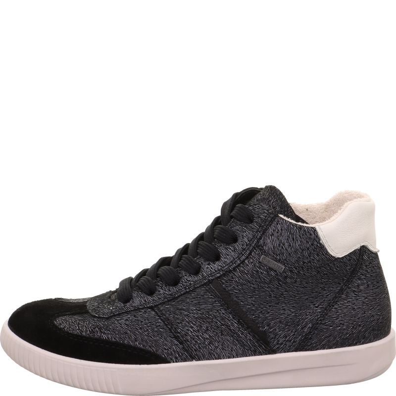 Legero SILENCE Damen Sneaker high - Material: Leder in Schwarz