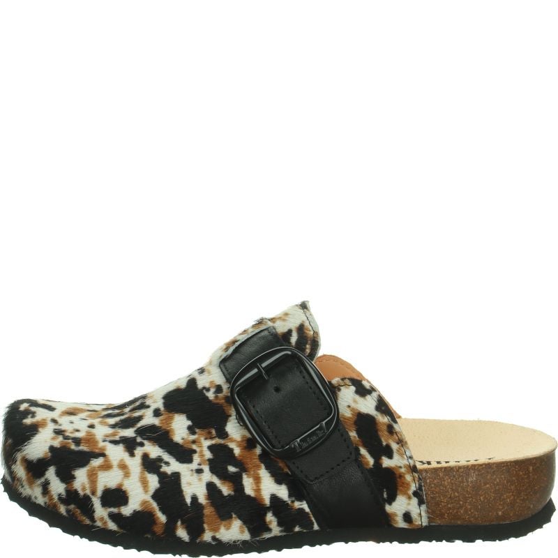Think JULIA DAMEN Clog - Material: Leather in Multicolored