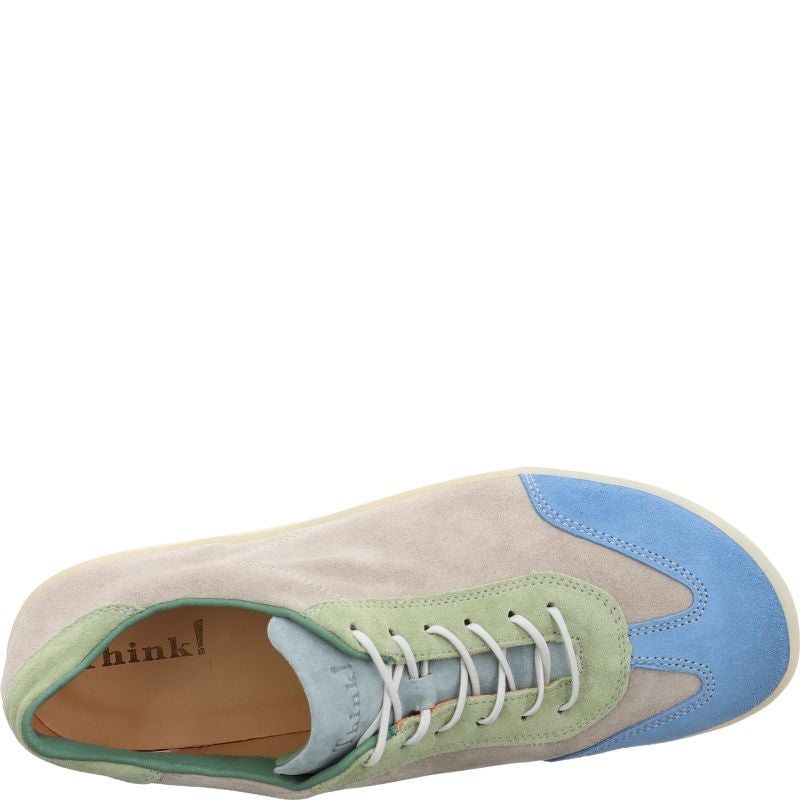 Think NATURE Sneakers low - Material: Leather in Blue
