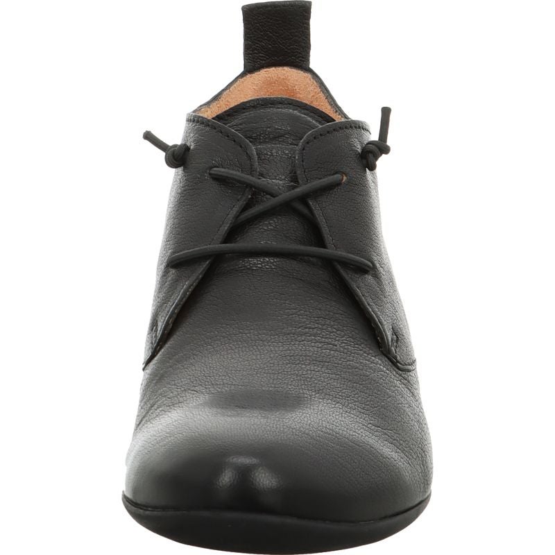 Think! GUAD2 Damen Schnürschuh - Material: Leder in Schwarz